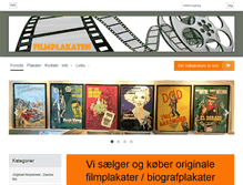 Tablet Screenshot of filmplakaten.com